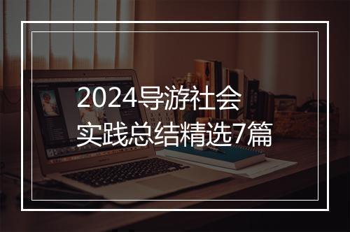 2024导游社会实践总结精选7篇