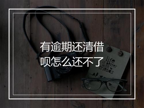 有逾期还清借呗怎么还不了