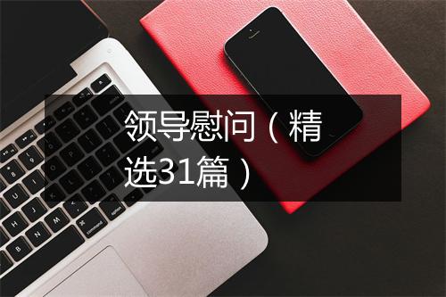 领导慰问（精选31篇）
