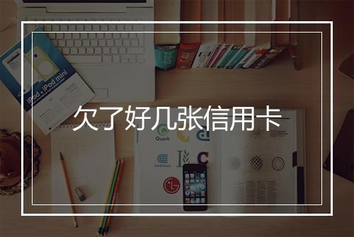 欠了好几张信用卡