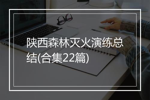 陕西森林灭火演练总结(合集22篇)