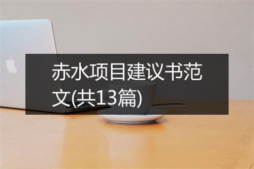 赤水项目建议书范文(共13篇)