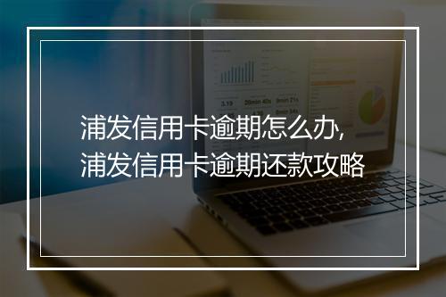 浦发信用卡逾期怎么办,浦发信用卡逾期还款攻略
