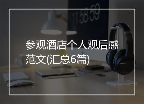 参观酒店个人观后感范文(汇总6篇)