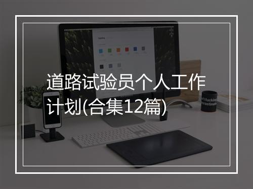 道路试验员个人工作计划(合集12篇)