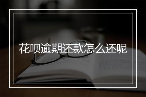 花呗逾期还款怎么还呢