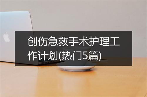 创伤急救手术护理工作计划(热门5篇)