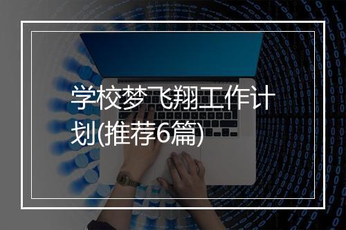 学校梦飞翔工作计划(推荐6篇)