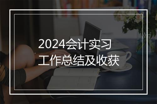 2024会计实习工作总结及收获