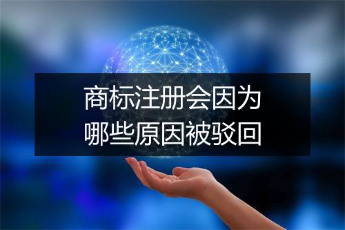 商标注册会因为哪些原因被驳回