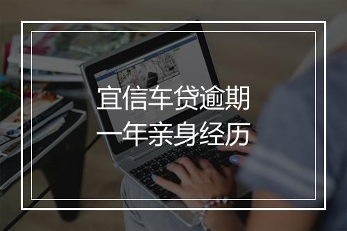 宜信车贷逾期一年亲身经历