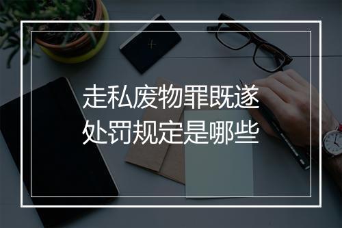 走私废物罪既遂处罚规定是哪些