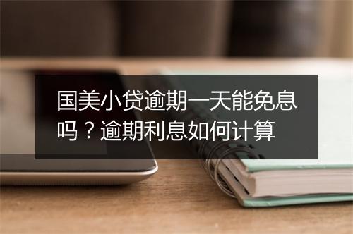 国美小贷逾期一天能免息吗？逾期利息如何计算