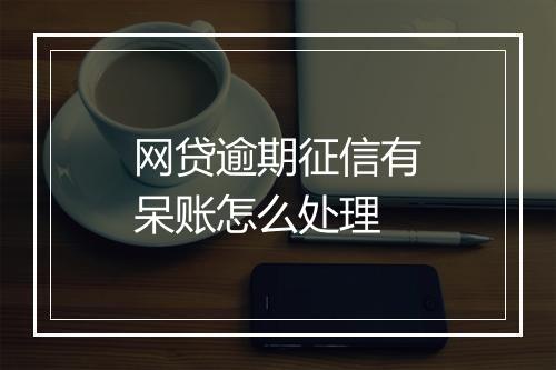 网贷逾期征信有呆账怎么处理