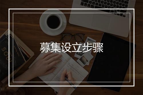 募集设立步骤