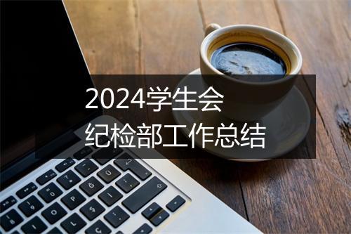2024学生会纪检部工作总结