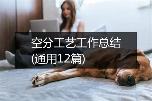 空分工艺工作总结(通用12篇)