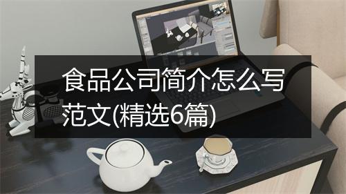 食品公司简介怎么写范文(精选6篇)