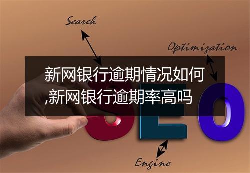新网银行逾期情况如何,新网银行逾期率高吗