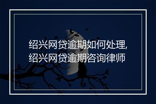 绍兴网贷逾期如何处理,绍兴网贷逾期咨询律师