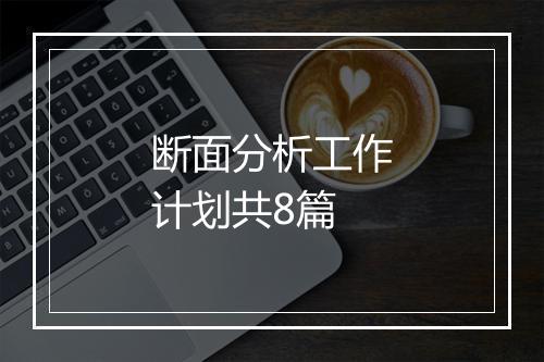 断面分析工作计划共8篇