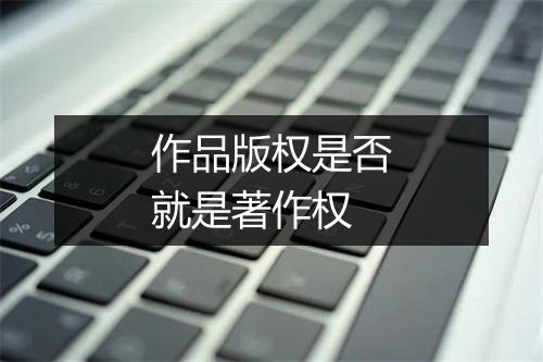 作品版权是否就是著作权