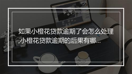 如果小橙花贷款逾期了会怎么处理,小橙花贷款逾期的后果有哪些
