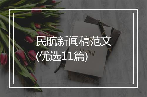 民航新闻稿范文(优选11篇)