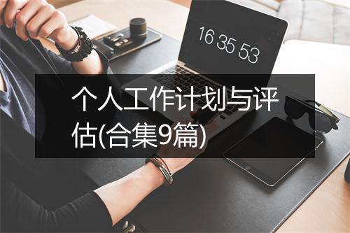 个人工作计划与评估(合集9篇)