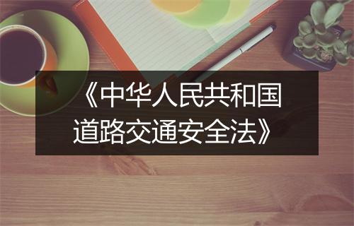 《中华人民共和国道路交通安全法》