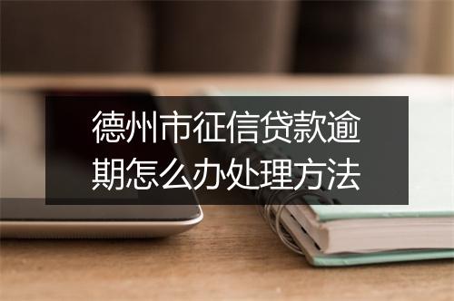 德州市征信贷款逾期怎么办处理方法