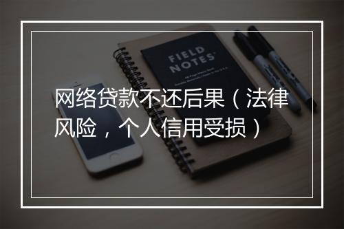 网络贷款不还后果（法律风险，个人信用受损）