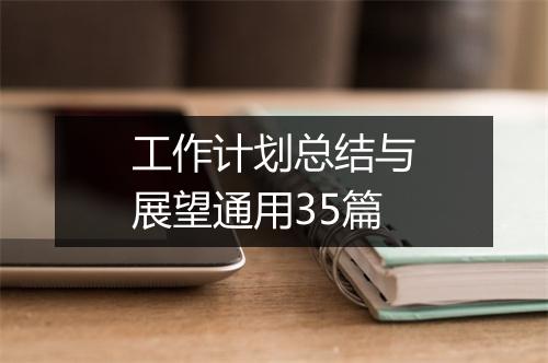 工作计划总结与展望通用35篇
