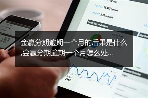 金赢分期逾期一个月的后果是什么,金赢分期逾期一个月怎么处理