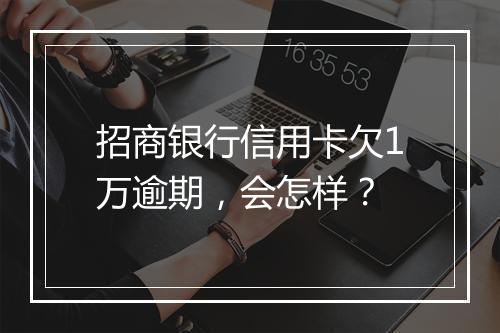 招商银行信用卡欠1万逾期，会怎样？