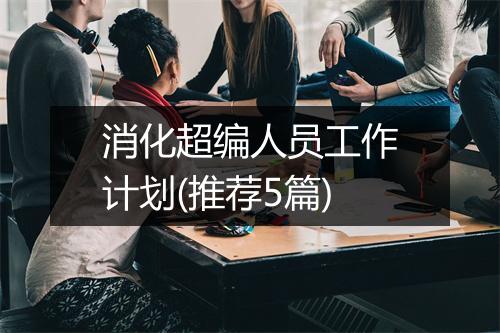 消化超编人员工作计划(推荐5篇)