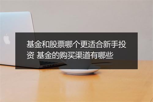 基金和股票哪个更适合新手投资 基金的购买渠道有哪些