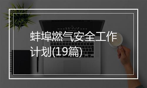 蚌埠燃气安全工作计划(19篇)