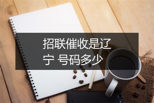 招联催收是辽宁 号码多少