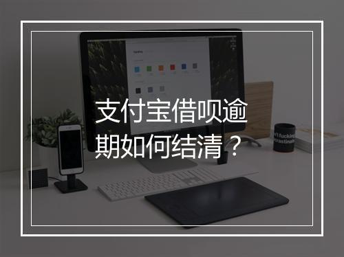 支付宝借呗逾期如何结清？