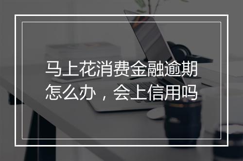 马上花消费金融逾期怎么办，会上信用吗