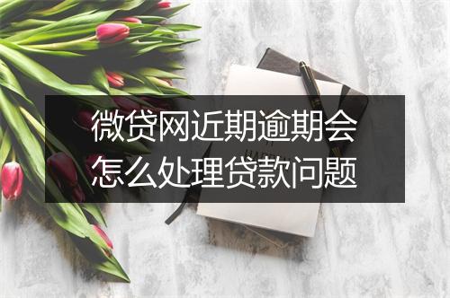 微贷网近期逾期会怎么处理贷款问题