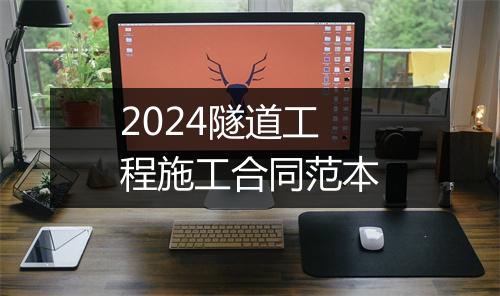 2024隧道工程施工合同范本