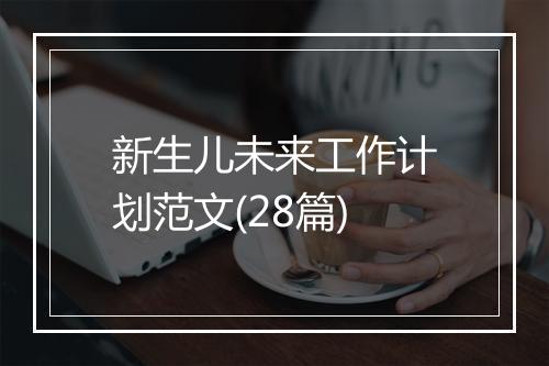 新生儿未来工作计划范文(28篇)