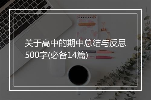 关于高中的期中总结与反思500字(必备14篇)