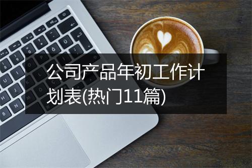 公司产品年初工作计划表(热门11篇)