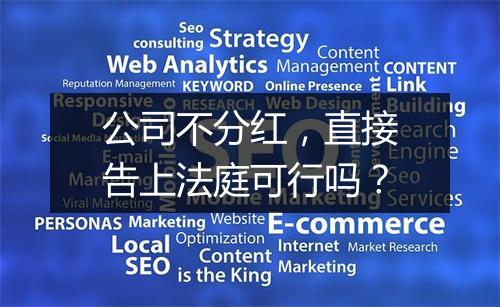 公司不分红，直接告上法庭可行吗？