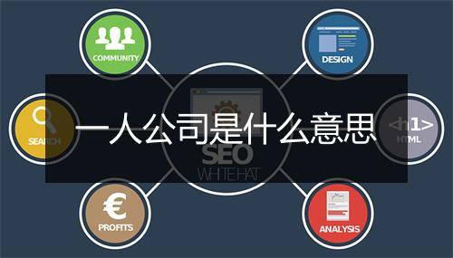 一人公司是什么意思