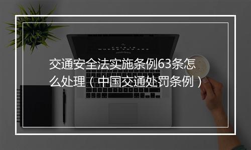 交通安全法实施条例63条怎么处理（中国交通处罚条例）
