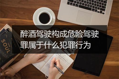 醉酒驾驶构成危险驾驶罪属于什么犯罪行为